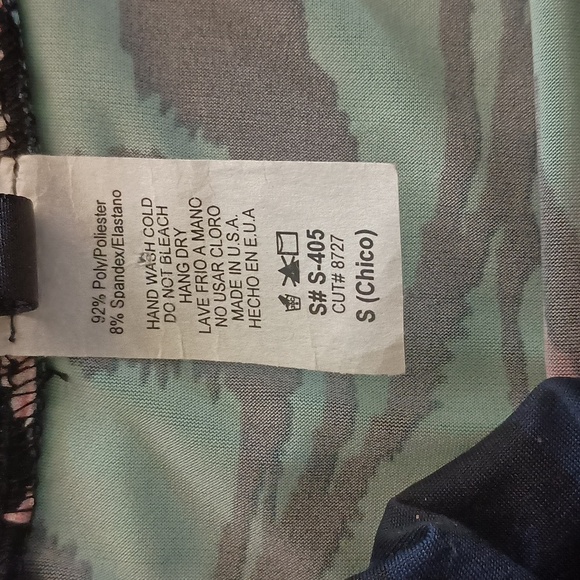 Black Stencil Ombre Stripe Boho Stretch Maxi Skirt - Picture 6 of 8